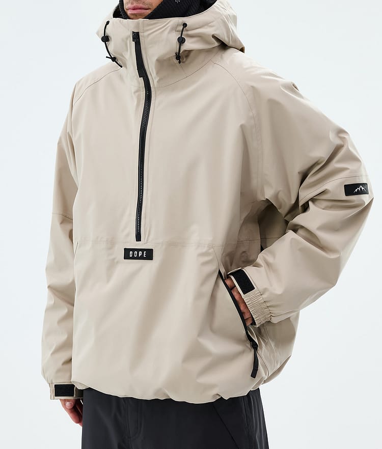 Dope Arnok Snowboardjakke Herre Sand, Image 8 of 9
