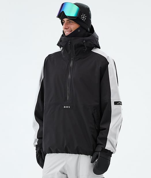 Dope Arnok Snowboardjakke Herre Black/Light Grey