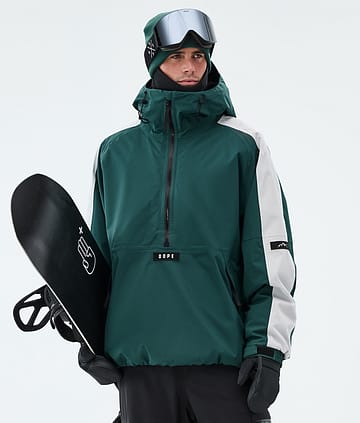 Dope Arnok Snowboardjakke Track Bottle Green/Light Grey