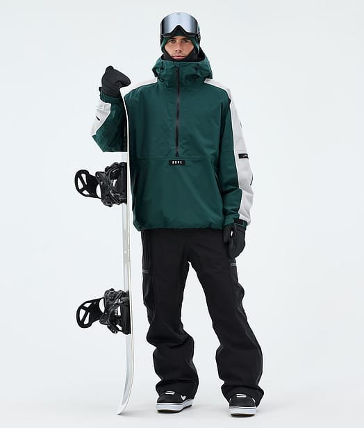 Dope Arnok Snowboardoutfit Bottle Green/Light Grey/Black