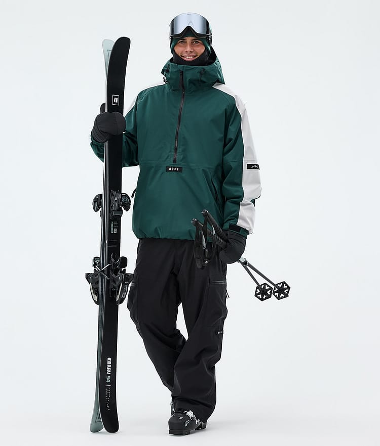 Dope Arnok Skijakke Herre Track Bottle Green/Light Grey, Image 2 of 8