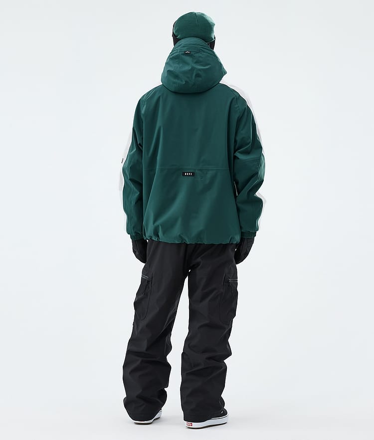 Dope Arnok Snowboardjakke Herre Track Bottle Green/Light Grey, Image 3 of 8