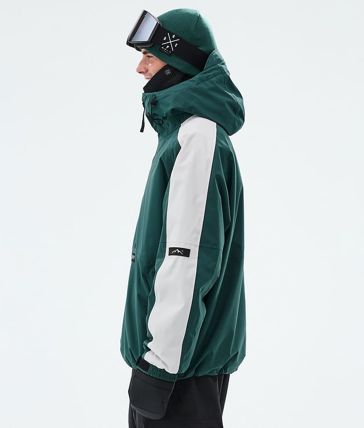 Dope Arnok Skijakke Herre Track Bottle Green/Light Grey, Image 5 of 8