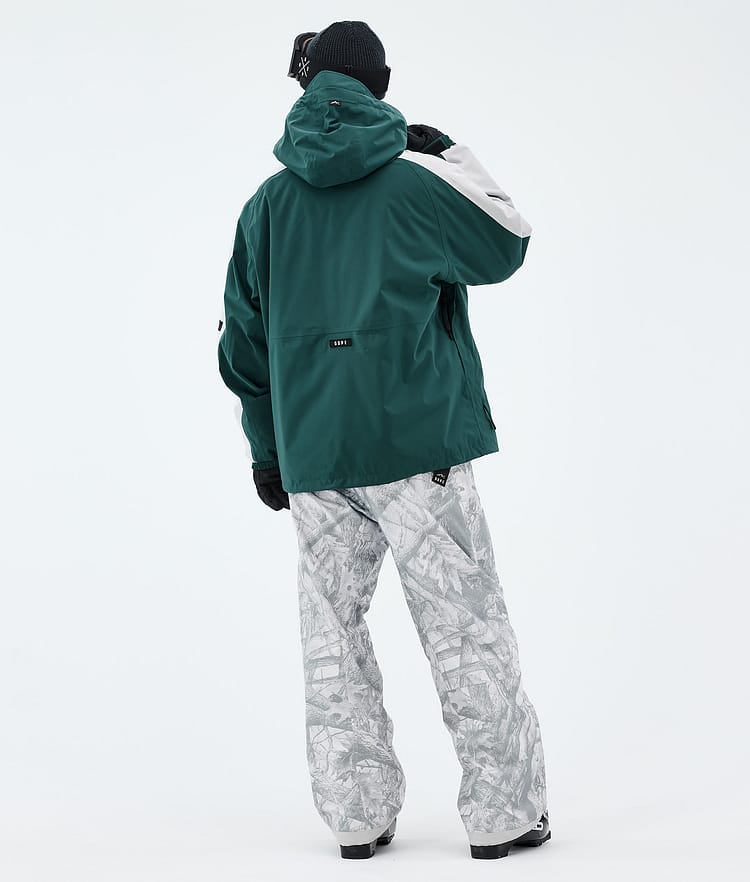 Dope Arnok Skidoutfit Herre Bottle Green/Light Grey/Fakewood, Image 2 of 2