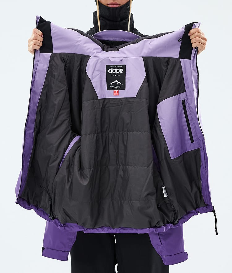 Dope Spartan W Snowboardjakke Dame Spectra Violet, Image 8 of 8