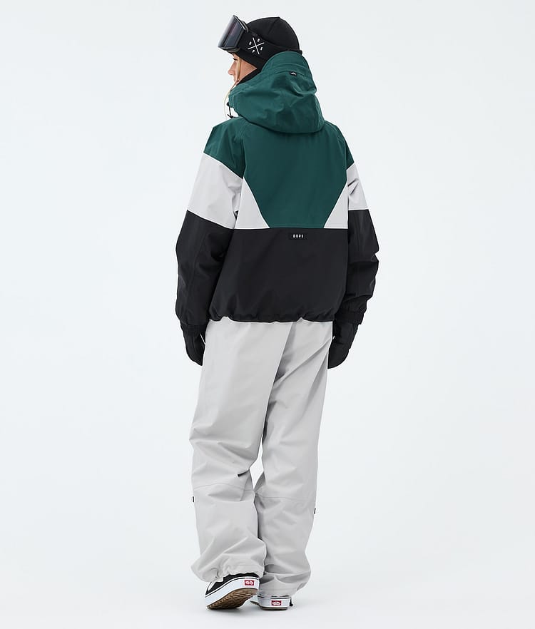 Dope Spartan W Snowboardoutfit Dame Bottle Green/Light Grey/Black, Image 2 of 2