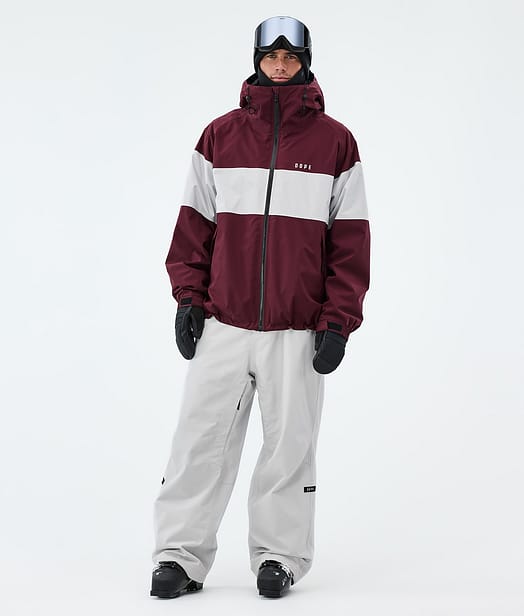 Dope Spartan Skidoutfit Burgundy/Light Grey