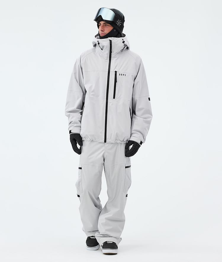 Dope Apex Snowboardjakke Herre Light Grey, Image 2 of 9
