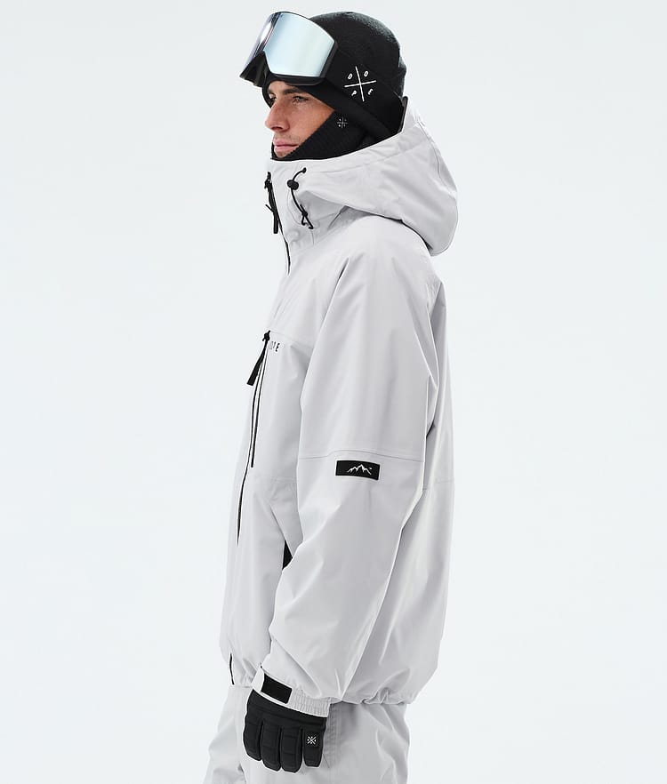 Dope Apex Snowboardjakke Herre Light Grey, Image 5 of 9