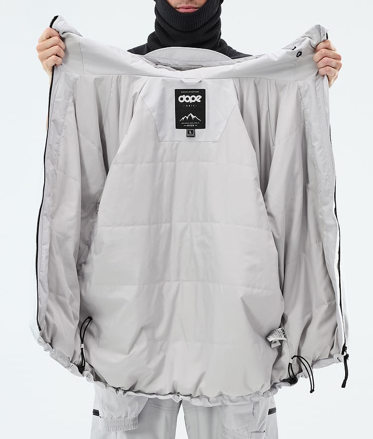 Dope Apex Skijakke Herre Light Grey, Image 9 of 9