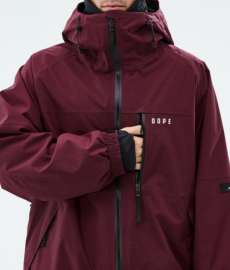 Dope Apex Snowboardjakke Herre Burgundy, Image 8 of 9