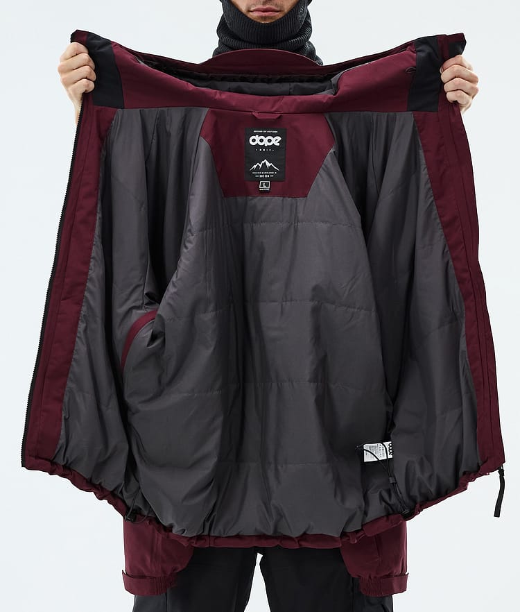 Dope Apex Skijakke Herre Burgundy, Image 9 of 9