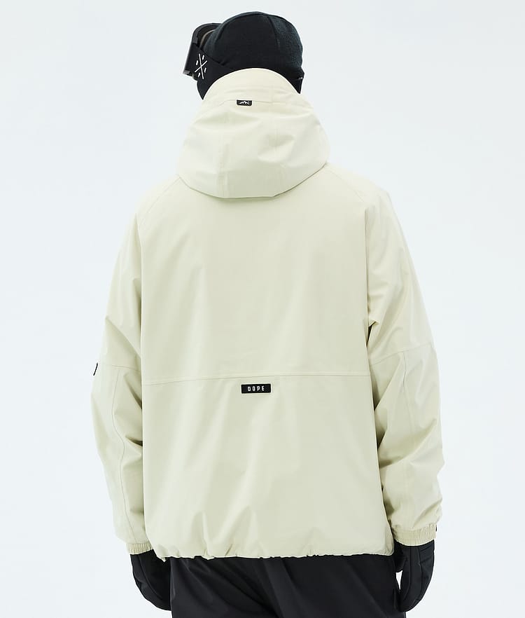 Dope Arnok Snowboardjakke Herre Dirty White, Image 6 of 8