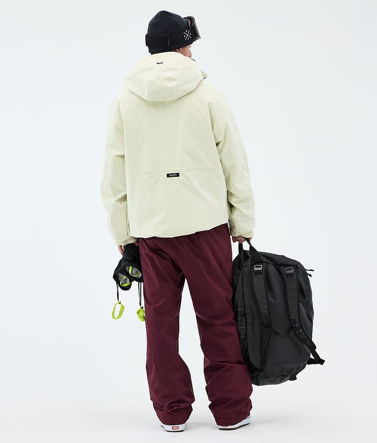 Dope Arnok Snowboardoutfit Herre Dirty White/Burgundy, Image 2 of 2