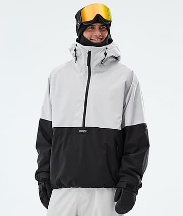 Dope Arnok Snowboardjakke Light Grey/Black