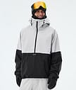 Dope Arnok Snowboardjakke Herre Light Grey/Black