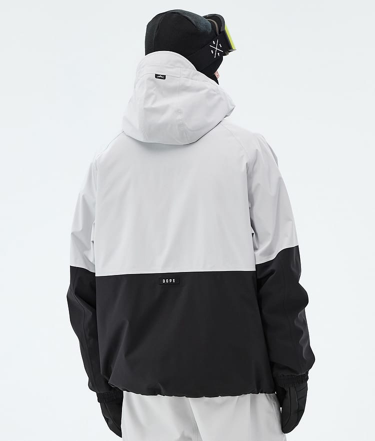 Dope Arnok Snowboardjakke Herre Light Grey/Black, Image 6 of 8