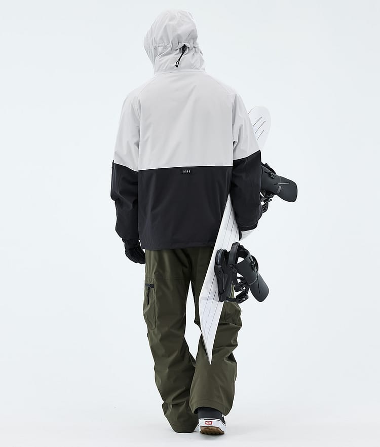 Dope Arnok Snowboardoutfit Herre Light Grey/Black/Olive Green, Image 2 of 2