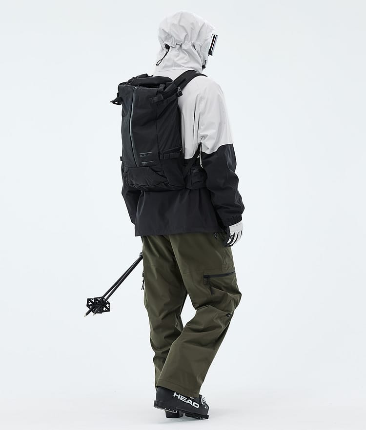 Dope Arnok Skidoutfit Herre Light Grey/Black/Olive Green, Image 2 of 2