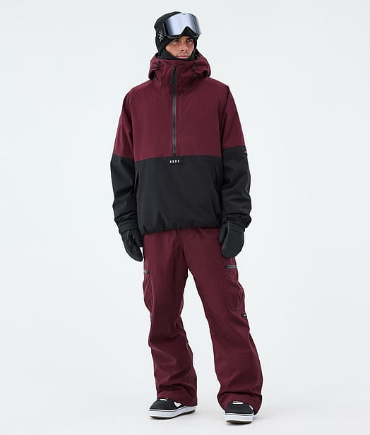 Dope Arnok Snowboardoutfit Burgundy/Black