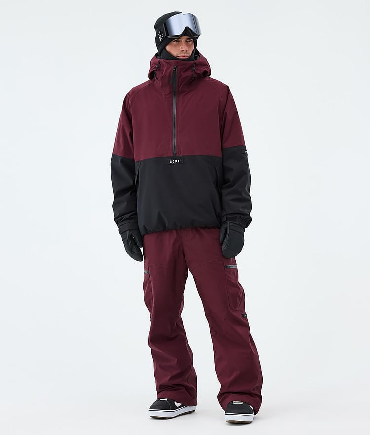 Dope Arnok Snowboardjakke Herre Burgundy/Black, Image 2 of 8