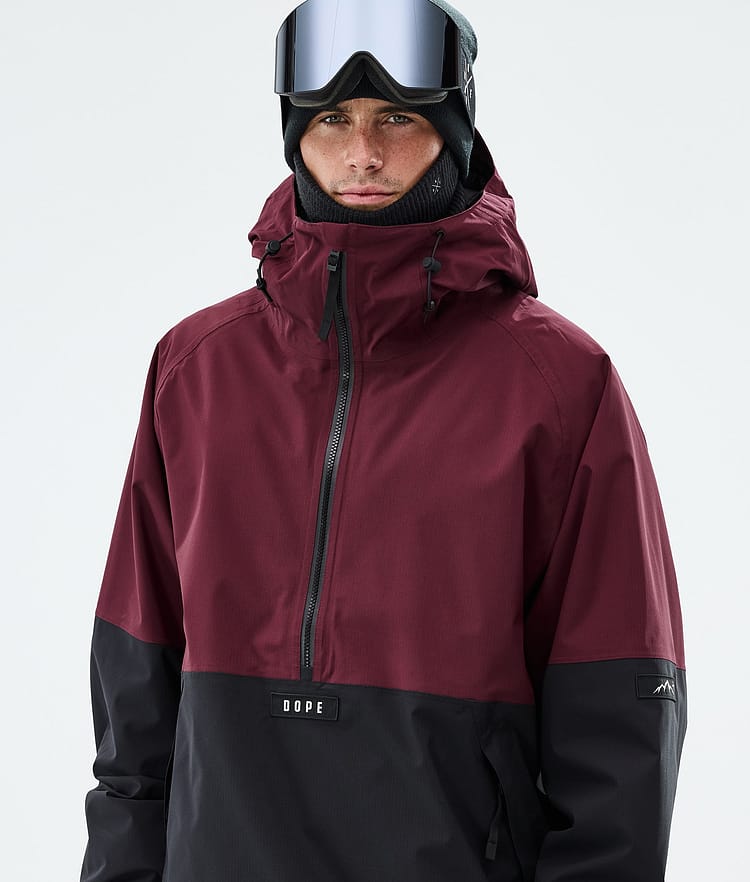 Dope Arnok Snowboardjakke Herre Burgundy/Black, Image 4 of 8