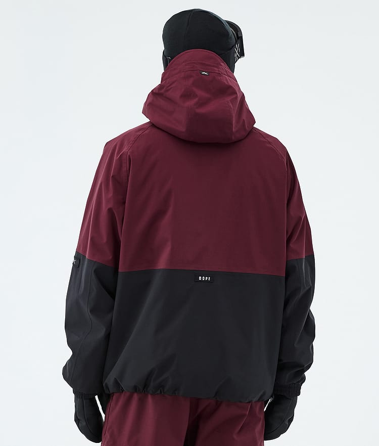 Dope Arnok Snowboardjakke Herre Burgundy/Black, Image 6 of 8