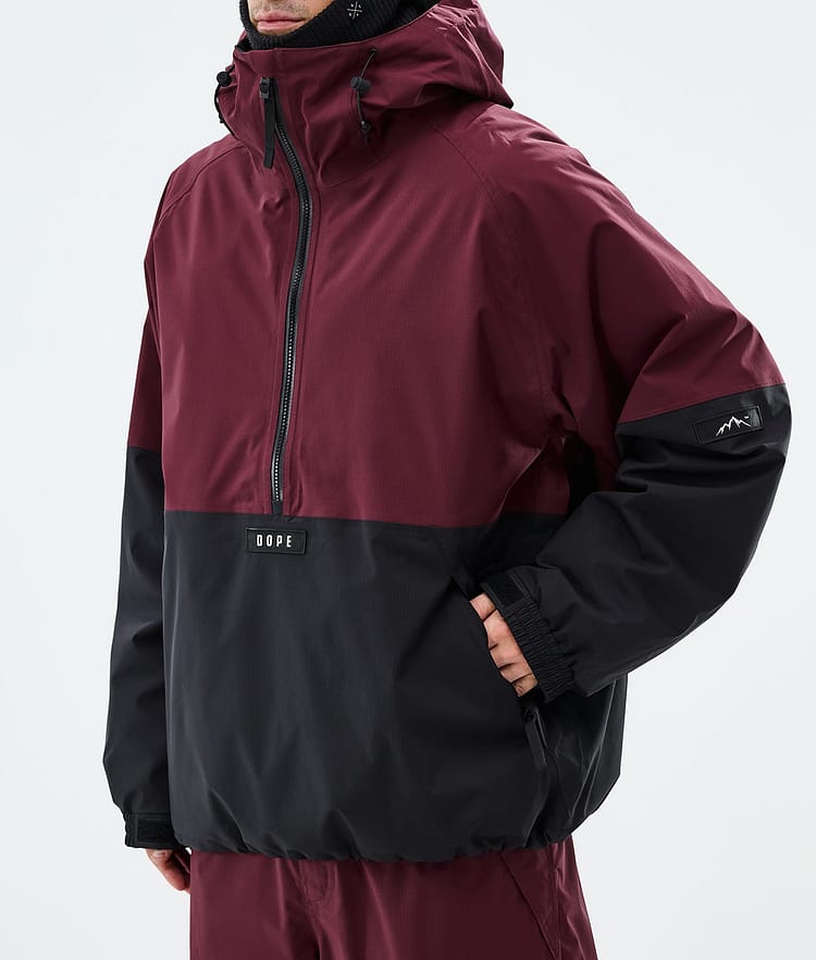 Dope Arnok Snowboardjakke Herre Burgundy/Black, Image 7 of 8