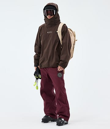 Dope Halo Skidoutfit Dark Brown/Burgundy