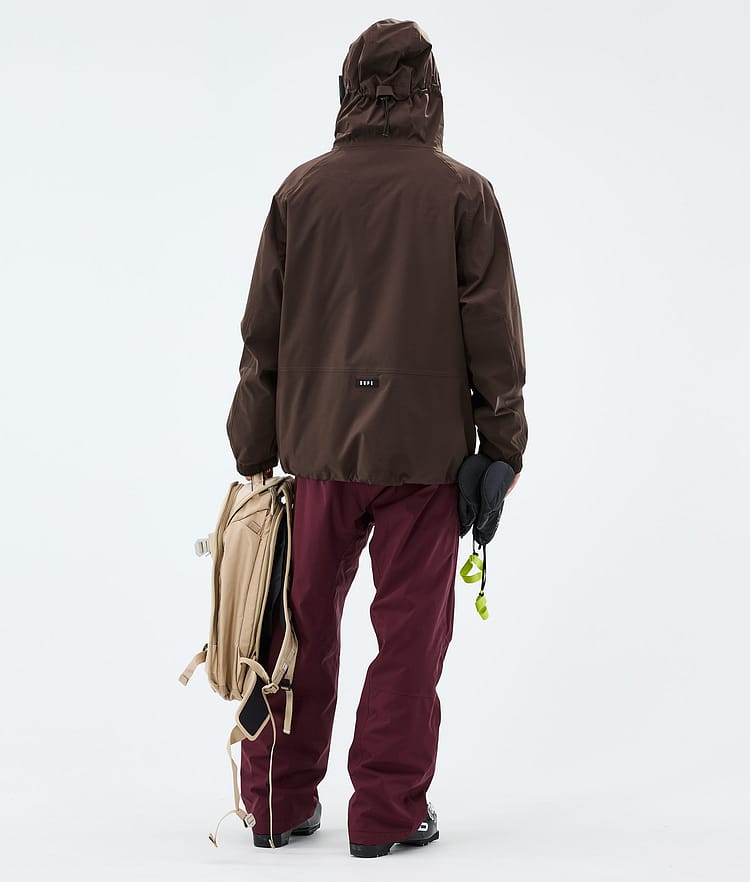 Dope Halo Skidoutfit Herre Dark Brown/Burgundy, Image 2 of 2