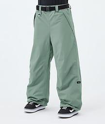 Dope Big W Snowboardbukse Dame Faded Green
