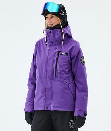 Dope Blizzard W Full Zip Skijakke Vivid Purple