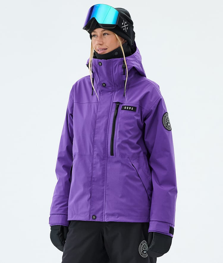 Dope Blizzard W Full Zip Snowboardjakke Dame Vivid Purple, Bilde 1 av 9
