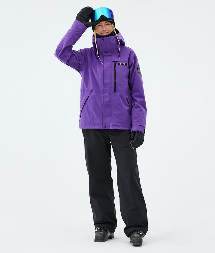 Dope Blizzard W Full Zip Skijakke Dame Vivid Purple, Image 2 of 9