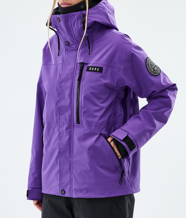 Dope Blizzard W Full Zip Skijakke Dame Vivid Purple, Image 7 of 9