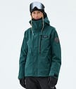 Dope Blizzard W Full Zip Skijakke Dame Bottle Green