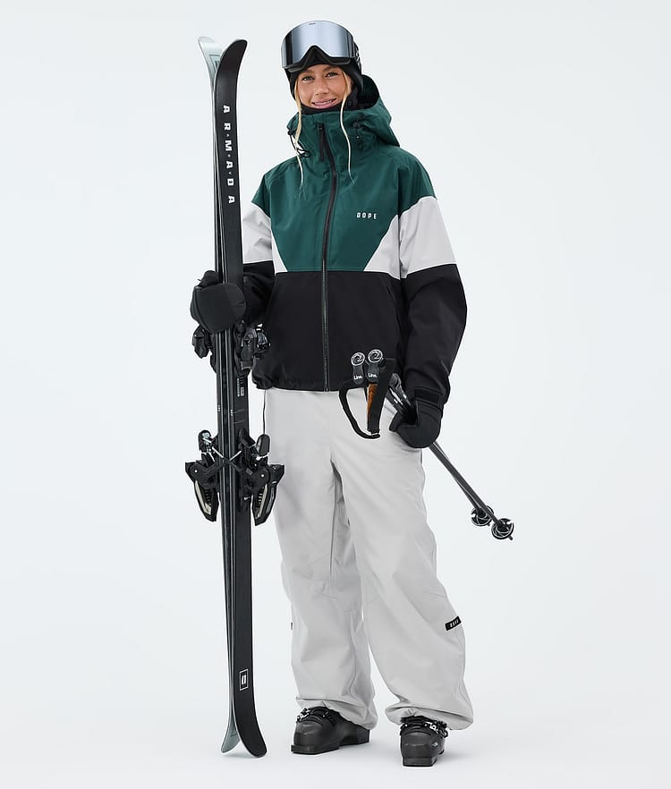 Dope Big W Skibukse Dame Light Grey, Image 2 of 5