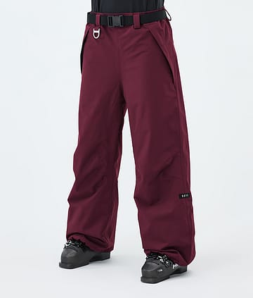 Dope Big W Skibukse Burgundy