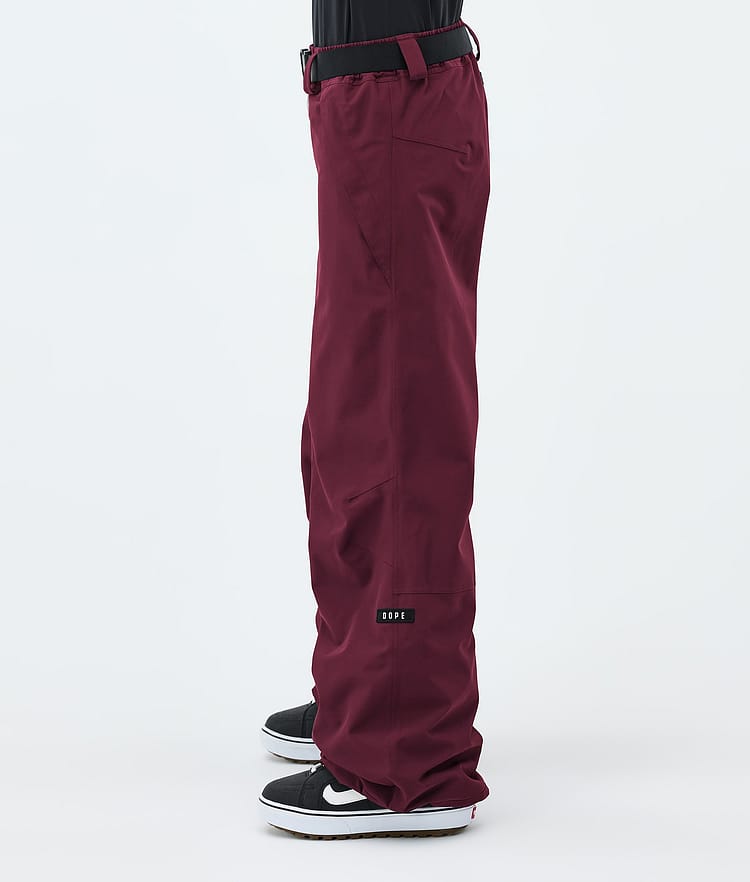 Dope Big W Snowboardbukse Dame Burgundy, Image 3 of 5