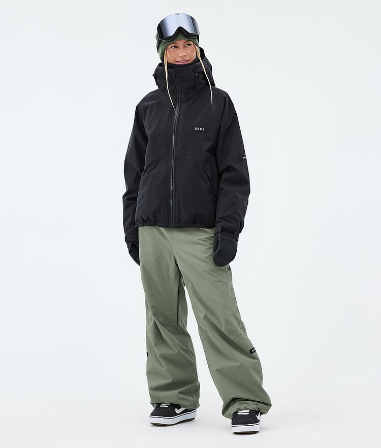 Dope Big W Snowboardbukse Dame Moss Green, Bilde 2 av 5
