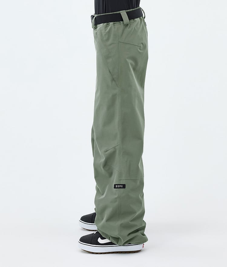 Dope Big W Snowboardbukse Dame Moss Green, Bilde 3 av 5