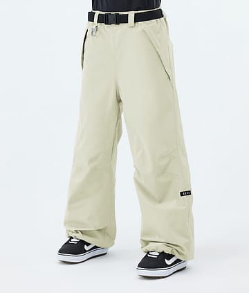 Dope Big W Snowboardbukse Dirty White
