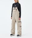 Dope Vertex W Snowboardbukse Dame Sand