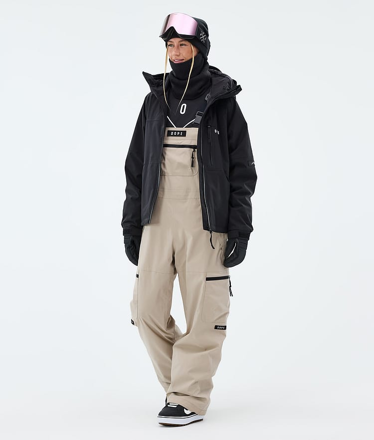 Dope Vertex W Snowboardbukse Dame Sand, Image 2 of 7