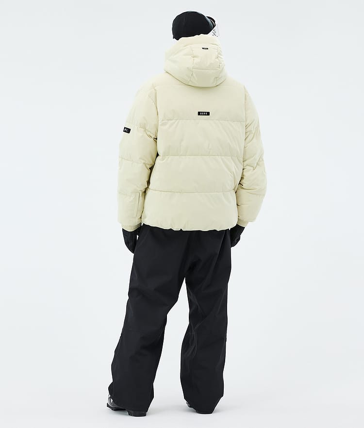 Dope Puffer Skijakke Herre Dirty White, Image 3 of 8