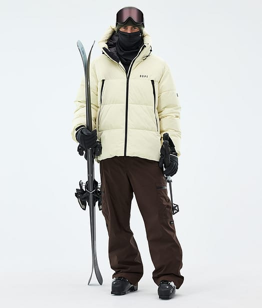 Dope Puffer Skidoutfit Dirty White/Dark Brown