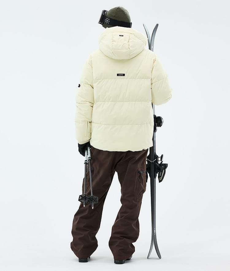 Dope Puffer Skidoutfit Herre Dirty White/Dark Brown, Image 2 of 2