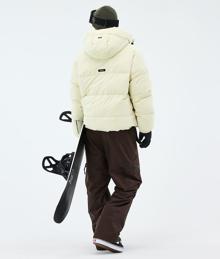 Dope Puffer Snowboardoutfit Herre Dirty White/Dark Brown, Image 2 of 2