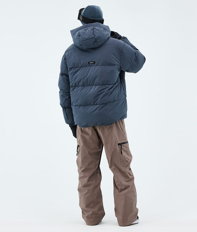 Dope Puffer Snowboardoutfit Herre Metal Blue/Walnut, Image 2 of 2