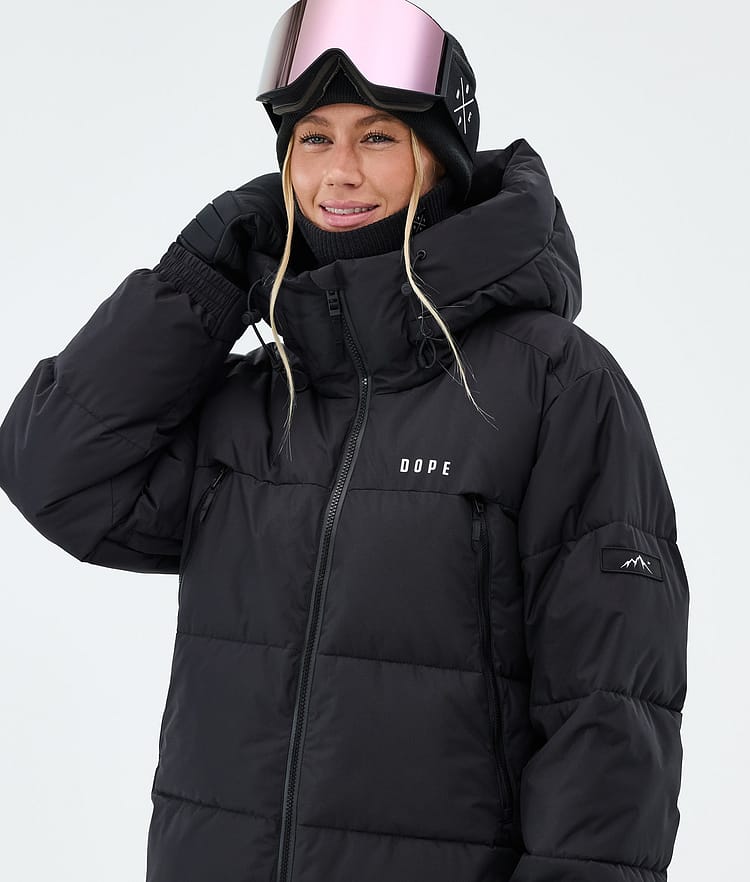 Dope Puffer W Snowboardjakke Dame Black, Image 4 of 8